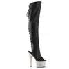 Pleaser - BEJEWELED3019DM7 Cuissardes à plateforme - Chaussures de pole dance - Noir Product image